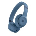 Apple Beats Solo 4 Wireless On-Ear Headphones, Bluetooth 5.3, USB-C & 3.5mm, 50h Battery, Built-in Mic - Blue
