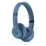 Apple Beats Solo 4 Wireless On-Ear Headphones, Bluetooth 5.3, USB-C & 3.5mm, 50h Battery, Built-in Mic - Blue