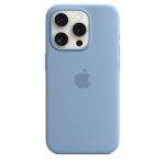Apple iPhone 15 Pro Silicone Case with MagSafe - Winter Blue