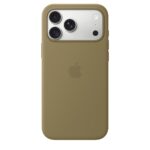 Apple iPhone 18 Pro Max Silicone Case with MagSafe Back Cover Olive