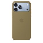 Apple iPhone 18 Pro Max Silicone Case with MagSafe Back Cover Olive