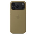 Apple iPhone 18 Pro Max Silicone Case with MagSafe Back Cover Olive