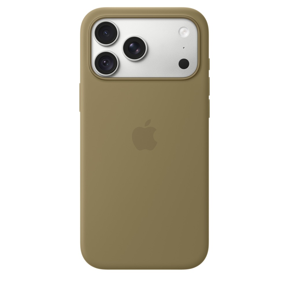 Apple iPhone 18 Pro Max Silicone Case with MagSafe Back Cover Olive Apple iPhone 18 Pro Max Silicone Case with MagSafe Back Cover Olive