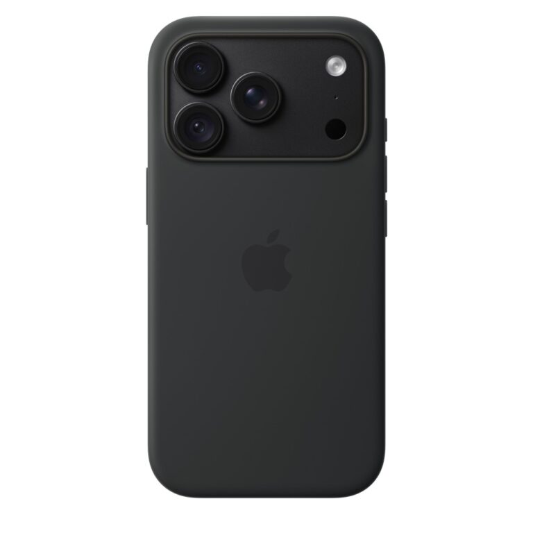 Apple iPhone 18 Pro Silicone Case with MagSafe and Drop proof Black