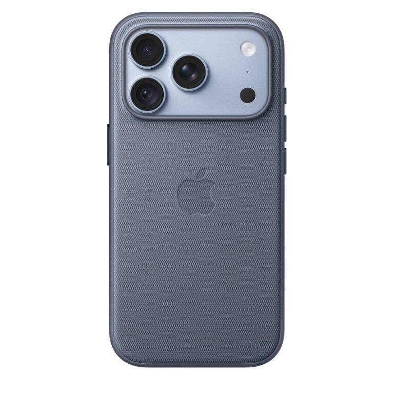 Apple iPhone 18 Pro TechWoven Case MagSafe Compatible Wireless Charging Chambray Blue