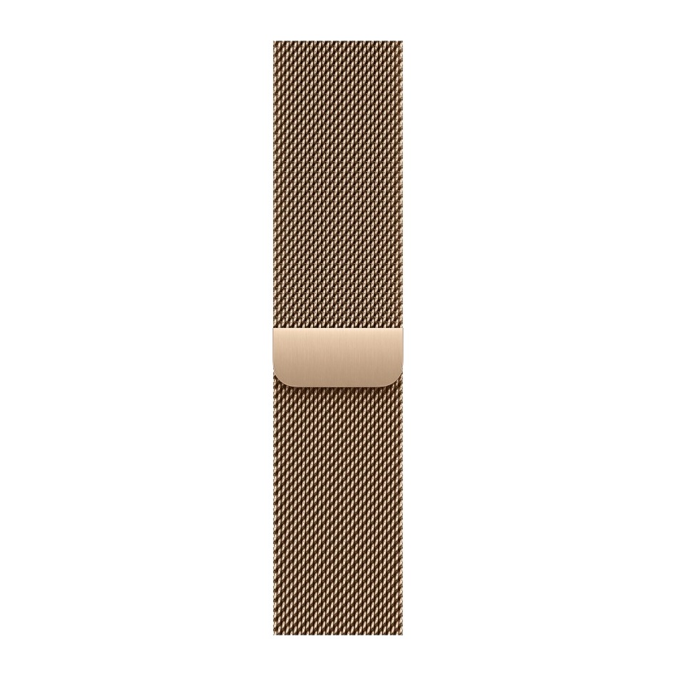 Apple Milanese Loop Band MGHW4ZM/A Gold Stainless Steel Magnetic Clasp for Apple Watch 38/40/41mm Apple Milanese Loop Band MGHW4ZM/A Gold Stainless Steel Magnetic Clasp for Apple Watch 38/40/41mm