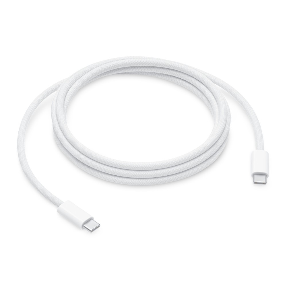 Apple MYQT3ZM/A USB-C to USB-C Cable 2 m 240 W Fast Charging White Apple MYQT3ZM/A USB-C to USB-C Cable 2 m 240 W Fast Charging White