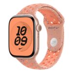 Apple Nike Sport Band for Apple Watch 44mm 45mm 46mm 49mm M/L Alpenglow Pink Fluoroelastomer