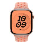 Apple Nike Sport Band for Apple Watch 44mm 45mm 46mm 49mm M/L Alpenglow Pink Fluoroelastomer