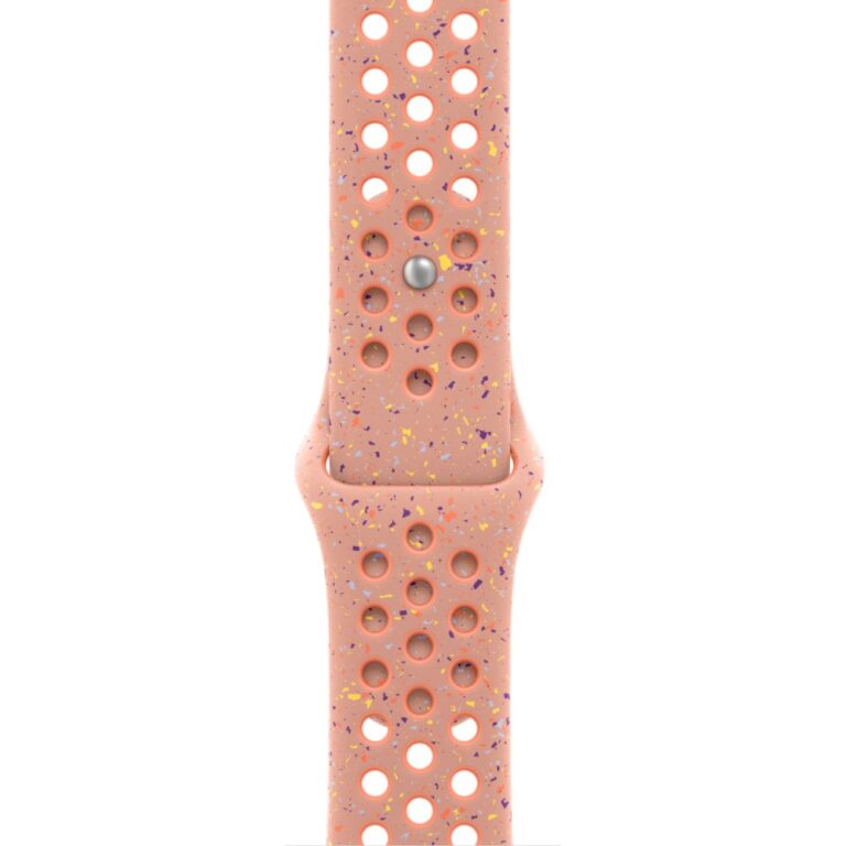 Apple Nike Sport Band for Apple Watch 44mm 45mm 46mm 49mm M/L Alpenglow Pink Fluoroelastomer