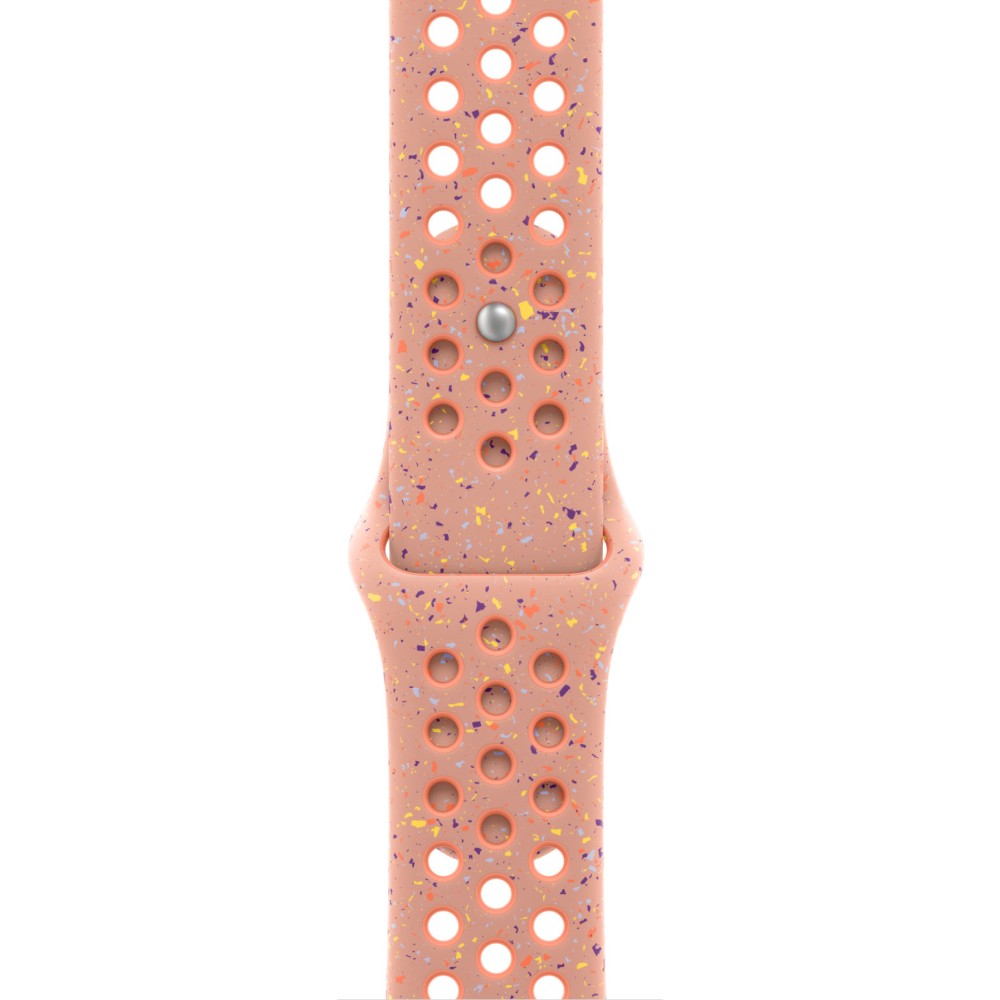 Apple Nike Sport Band for Apple Watch 44mm 45mm 46mm 49mm M/L Alpenglow Pink Fluoroelastomer Apple Nike Sport Band for Apple Watch 44mm 45mm 46mm 49mm M/L Alpenglow Pink Fluoroelastomer