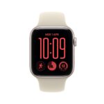 Apple Watch SE (2nd Gen) Smartwatch 44mm GPS OLED 64GB Starlight Aluminium Sand Sport Band
