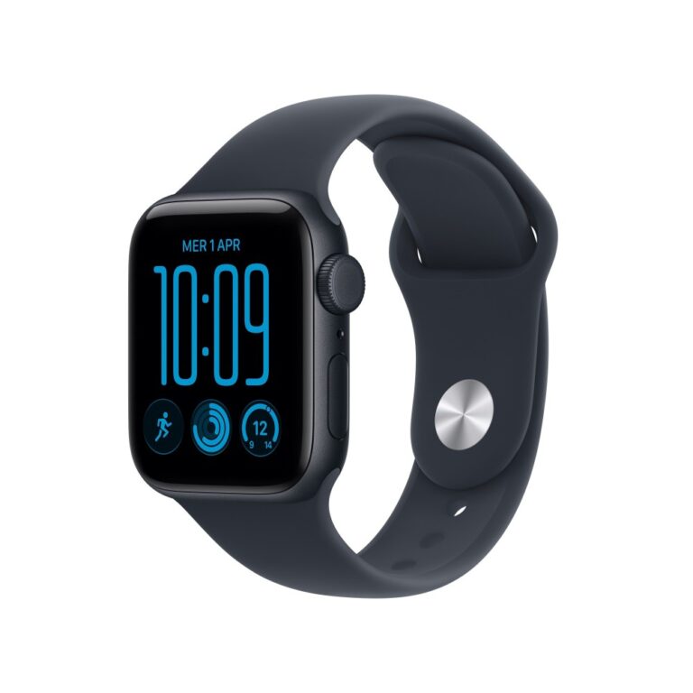 Apple Watch SE 3rd Generation 40mm GPS + Cellular Smartwatch Midnight Aluminium Case Navy Blue Sport Band S/M