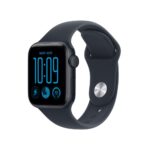 Apple Watch SE Smartwatch 40mm GPS 64GB Midnight Aluminium Case with Navy Blue Band