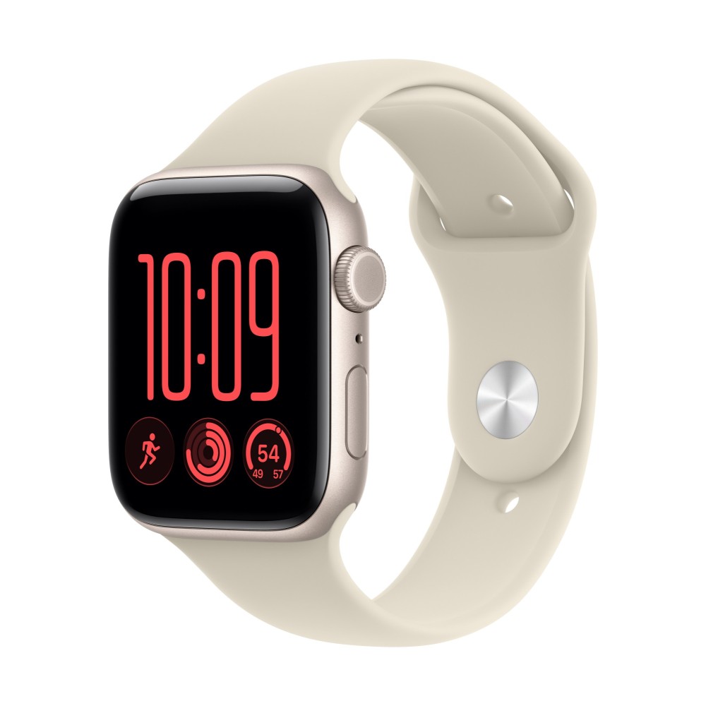 Apple Watch SE Smartwatch 44mm GPS + Cellular 5G 64GB Starlight Aluminium Case with Sand Sport Band M/L Apple Watch SE Smartwatch 44mm GPS + Cellular 5G 64GB Starlight Aluminium Case with Sand Sport Band M/L