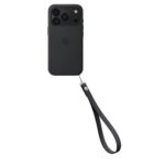 Apple Wrist Strap Black for iPhone 17 18 Pro Max and AirPods Pro 2 Cases 391 mm Length Recycled PET Material