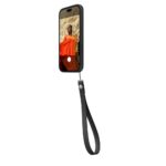 Apple Wrist Strap Black for iPhone 17 18 Pro Max and AirPods Pro 2 Cases 391 mm Length Recycled PET Material