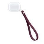 Apple Wrist Strap Burgundy Recycled PET for iPhone 17 18 Pro Max Cases and AirPods Pro 2 391mm