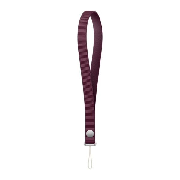 Apple Wrist Strap Burgundy Recycled PET for iPhone 17 18 Pro Max Cases and AirPods Pro 2 391mm