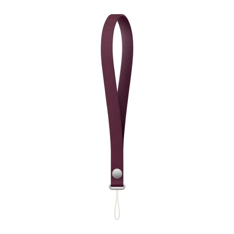 Apple Wrist Strap Burgundy Recycled PET for iPhone 17 18 Pro Max Cases and AirPods Pro 2 391mm
