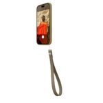 Apple Wrist Strap for iPhone 17 18 Pro Max Air and AirPods Pro 2 MagSafe Compatible 391mm Olive Recycled PET