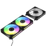 ARCTIC BioniX P12 A-RGB 120 mm PWM Fan 3 Pack Black with Daisy Chain