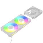 ARCTIC BioniX P12 A-RGB 120 mm PWM Fan 3 Pack White 76 CFM Airflow