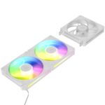 ARCTIC BioniX P14 A-RGB 140 mm PWM Case Fan 3 Pack White with Daisy Chain