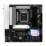 ASRock B860M Pro RS WiFi Motherboard Intel B860 LGA 1851 micro ATX DDR5 Wi-Fi 6E