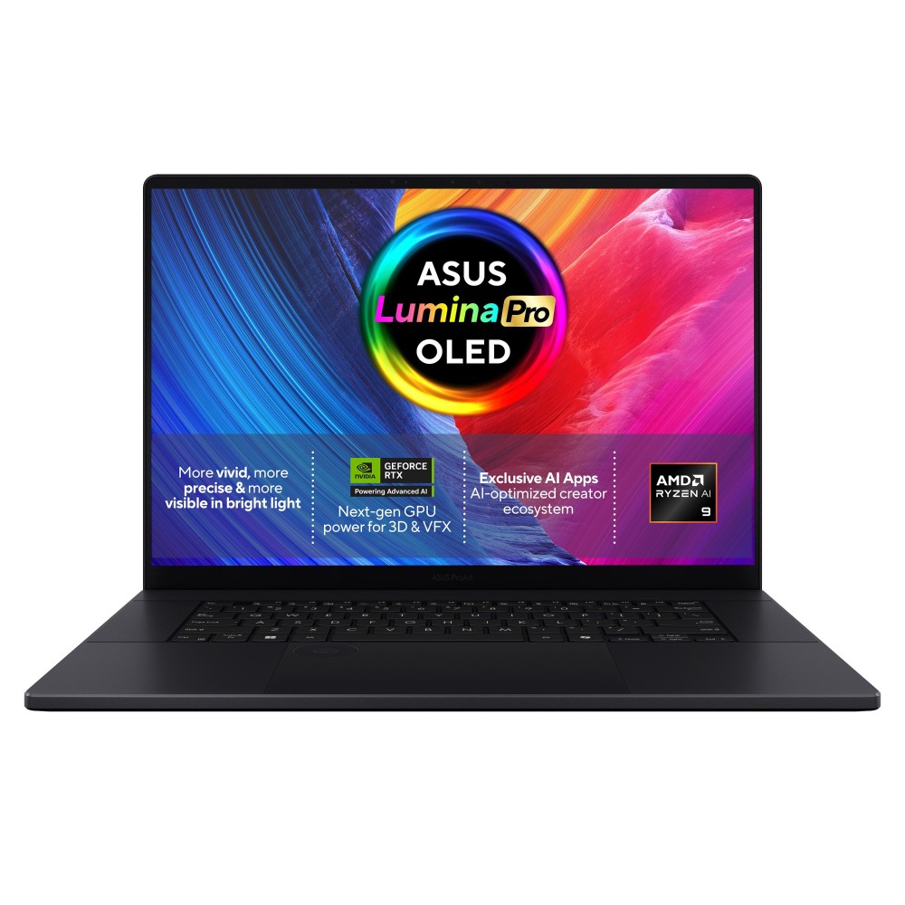 ASUS ProArt P16 Laptop 16" 3K OLED Ryzen AI 9 465 16GB 1TB SSD RTX 5060 Windows 11 Home Black ASUS ProArt P16 Laptop 16" 3K OLED Ryzen AI 9 465 16GB 1TB SSD RTX 5060 Windows 11 Home Black