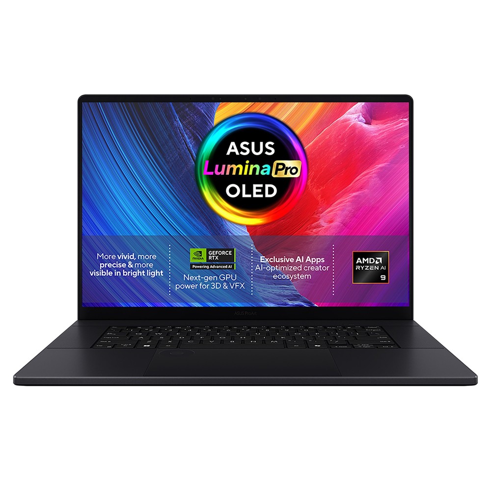 ASUS ProArt P16 Laptop 16" 3K OLED Ryzen AI 9 465 16GB RAM 1TB SSD RTX 5070 Windows 11 Black ASUS ProArt P16 Laptop 16" 3K OLED Ryzen AI 9 465 16GB RAM 1TB SSD RTX 5070 Windows 11 Black