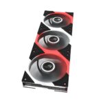 ASUS ROG Eurux GR120 ARGB Fan 120mm PWM Fluid Dynamic Bearing 3 Pack Black Computer Case Cooling