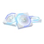 ASUS ROG Eurux GR120 ARGB Fan 120mm White 3 Pack PWM Fluid Dynamic Bearing