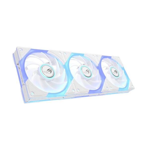 ASUS ROG Eurux GR120 ARGB Fan 120mm White 3 Pack PWM Fluid Dynamic Bearing