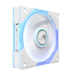 ASUS ROG Eurux GR120 ARGB Fan 120mm White Single Pack with PWM Support and Fluid Dynamic Bearing