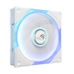 ASUS ROG Eurux GR120 ARGB Fan 120mm White Single Pack with PWM Support and Fluid Dynamic Bearing