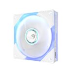 ASUS ROG Eurux GR120 ARGB Fan 120mm White Single Pack with PWM Support and Fluid Dynamic Bearing