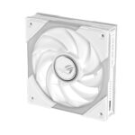 ASUS ROG Eurux GR120 ARGB Fan 120mm White Single Pack with PWM Support and Fluid Dynamic Bearing