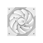 ASUS ROG Eurux GR120 ARGB Fan 120mm White Single Pack with PWM Support and Fluid Dynamic Bearing