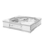 ASUS ROG Eurux GR120 ARGB Fan 120mm White Single Pack with PWM Support and Fluid Dynamic Bearing