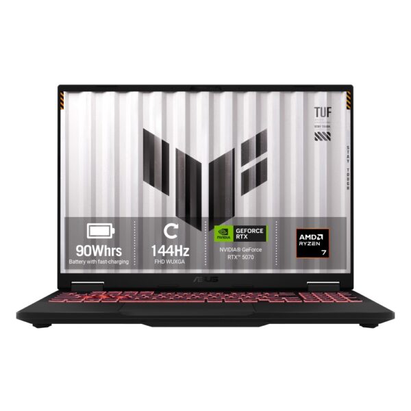 ASUS TUF A16 16" WUXGA 165Hz IPS Ryzen 7 260 16GB DDR5 1TB SSD RTX 5070 Windows 11 Grey