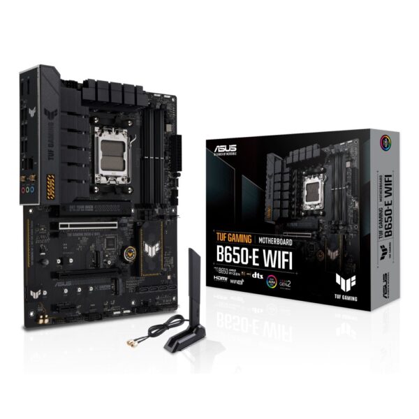 ASUS TUF GAMING B650-E WIFI Motherboard AM5 Socket AMD B650 DDR5 Wi-Fi 6E ATX Black