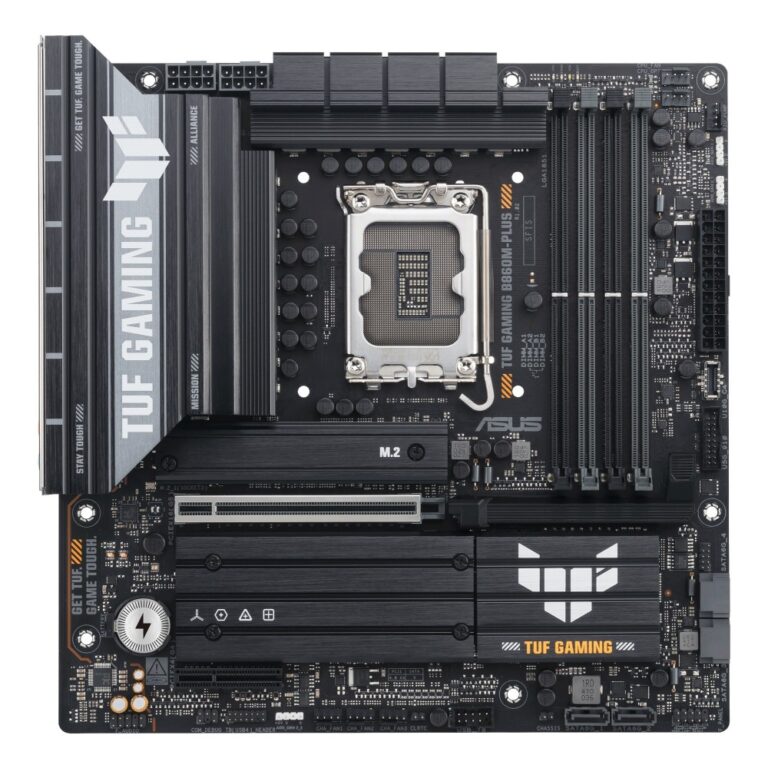 ASUS TUF GAMING B860M-PLUS Motherboard Intel B860 Chipset LGA 1851 Micro ATX DDR5