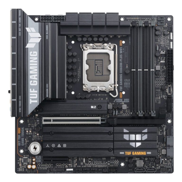 ASUS TUF GAMING B860M-PLUS WIFI Intel B860 LGA 1851 Micro ATX DDR5 Motherboard