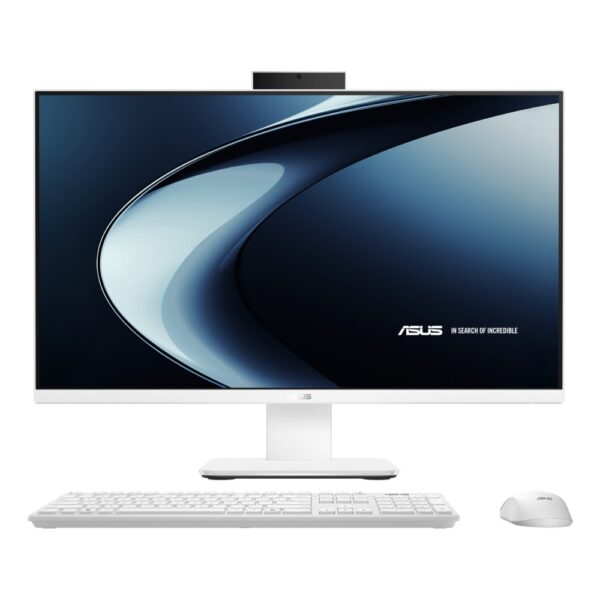 ASUS V400 AiO All-in-One PC 27" Full HD 100Hz Intel Core 7 240H 16GB DDR5 512GB SSD Windows 11 Home White