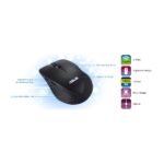ASUS WT465 Wireless Mouse 1600 DPI Optical 5 Buttons Ergonomic Right-hand Black