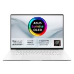 ASUS Zenbook S16 Laptop 16" 3K OLED 120Hz Ryzen AI 9 465 16GB LPDDR5x 1TB SSD Wi-Fi 7 Windows 11 White
