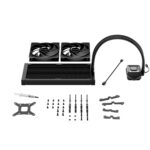 be quiet! PURE LOOP 3 All-in-one liquid cooler 14 cm 2 Fan Black Supports LGA1700 AM5 AM4 LGA1200 Sockets