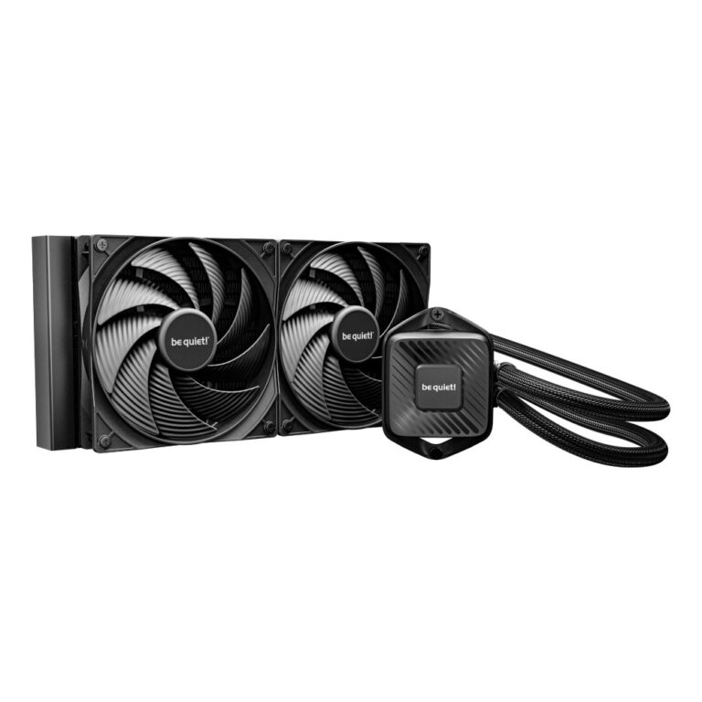 be quiet! PURE LOOP 3 All-in-one liquid cooler 14 cm 2 Fan Black Supports LGA1700 AM5 AM4 LGA1200 Sockets