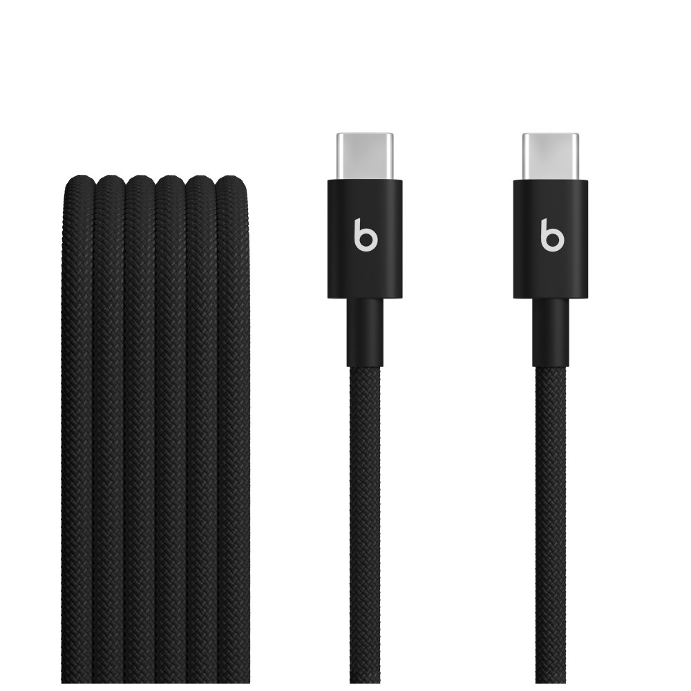 Beats USB-C to USB-C Charging Cable 1.5 m Black Braided USB 2.0 Beats USB-C to USB-C Charging Cable 1.5 m Black Braided USB 2.0